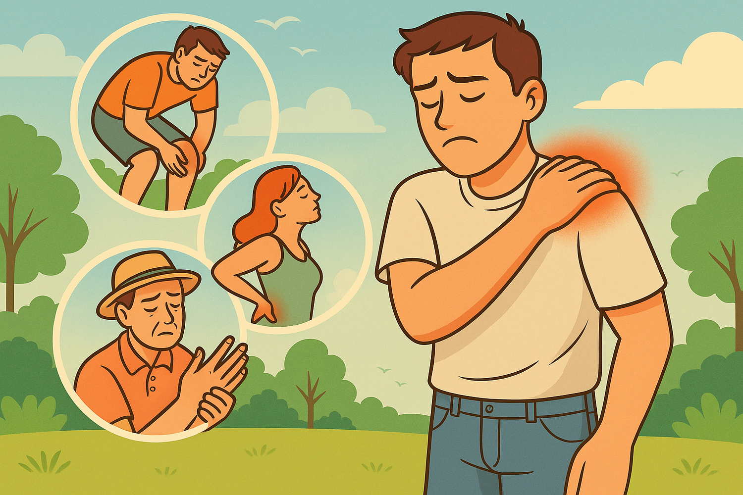 SHOULDER PAIN, JOINT INFLAMMATION, ARTHRITIS, KNEE PAIN, BACK PAIN RELIEF. NATURAL PAIN RELIEF.